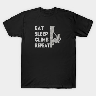 Climber - Eat Sleep Climb Repeat T-Shirt